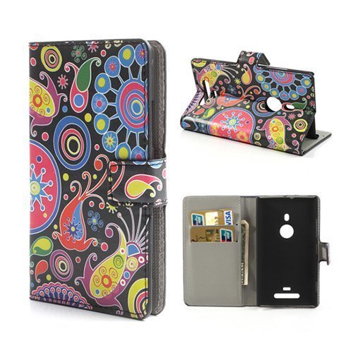 Moberg Nokia Lumia 925 Suojakotelo Paisley Kuvio