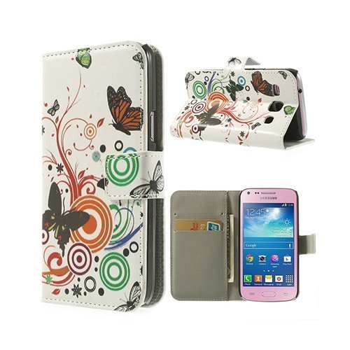 Moberg Perhonen & Renkaat Samsung Galaxy Core Plus Nahkakotelo