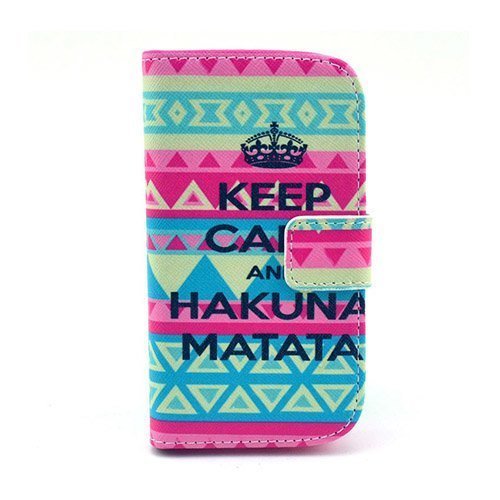 Moberg Samsung Galaxy Trend Suojakotelo Keep Calm And Hakuna Matata