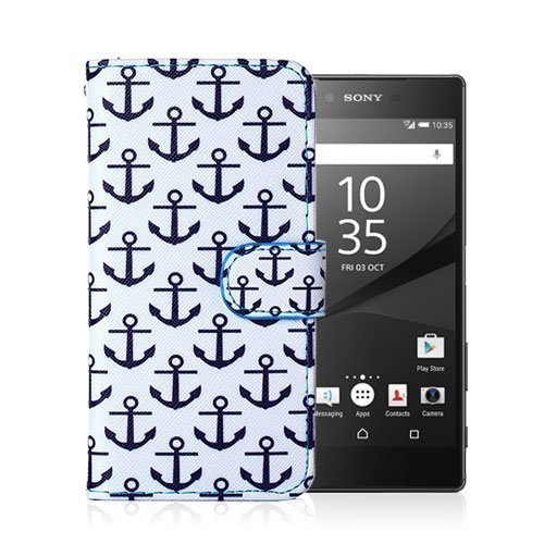 Moberg Sony Xperia Z5 Nahkakotelo Ankkureita