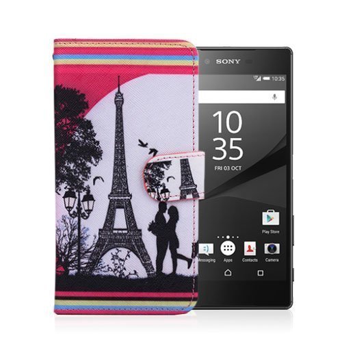 Moberg Sony Xperia Z5 Nahkakotelo Eiffel Torni