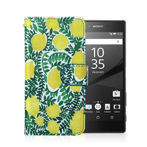 Moberg Sony Xperia Z5 Nahkakotelo Hedelmäpuu