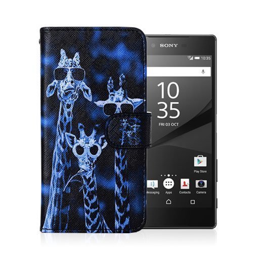 Moberg Sony Xperia Z5 Nahkakotelo Hienot Kirahvit