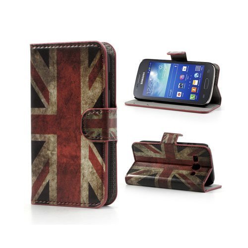 Moberg Vintage Uk Lippu Samsung Galaxy Ace 3 Nahkakotelo