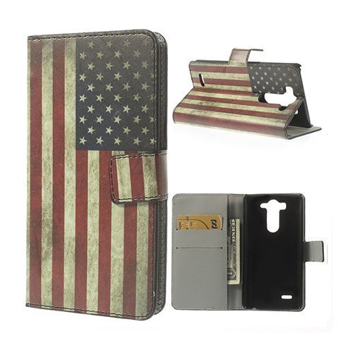 Moberg Vintage Usa Lippu Lg G3 S Nahkakotelo