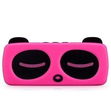 Momax Music Panda Bluetooth Kaiutin Kuuma Pinkki