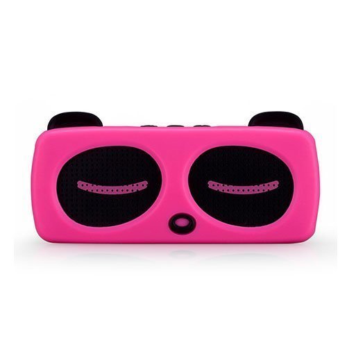 Momax Music Panda Langaton Bluetooth Kaiutin Kuuma Pinkki