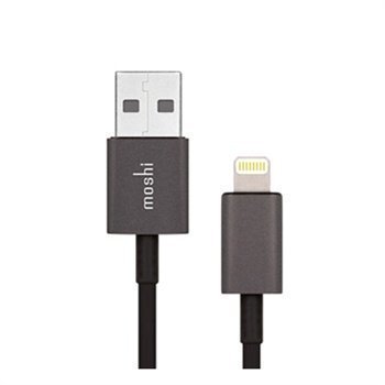 Moshi Lightning / USB-Kaapeli IPhone 5 IPod Touch 5G Ipad Mini Musta