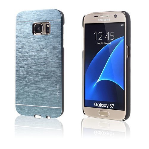 Motomo Samsung Galaxy S7 Alumiinikuori Tummansininen