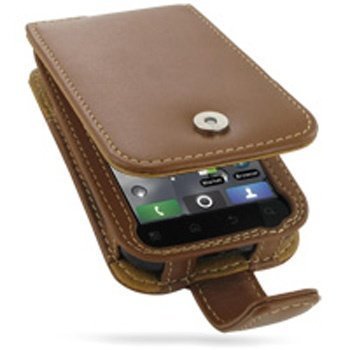 Motorola DEFY PDair Leather Case 3TMODYF41 Ruskea