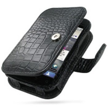 Motorola DEFY PDair Leather Case GBMODYB41 Musta