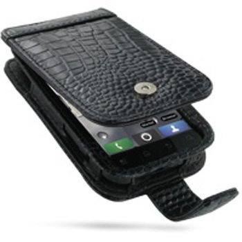 Motorola DEFY PDair Leather Case GBMODYF41 Musta