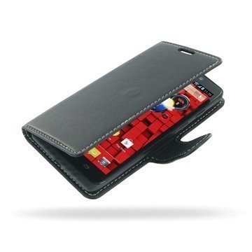 Motorola DROID Maxx PDair Leather Case 3BMOMXB41 Musta