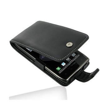 Motorola DROID RAZR MAXX PDair Leather Case 3BMOX9F41 Musta
