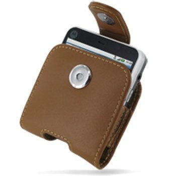 Motorola FlipOut PDair Leather Case 3TMOF5P01 Ruskea