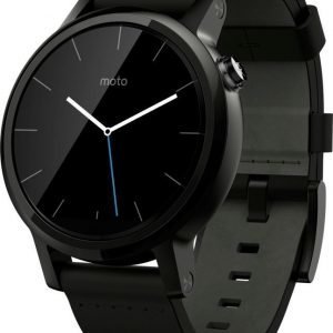 Motorola Moto 360 (2nd gen) 42 mm Black Leather