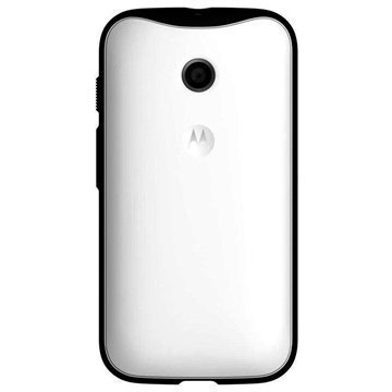 Motorola Moto E Moto E Dual SIM Grip Shell Kova Kotelo Valkoinen / Musta