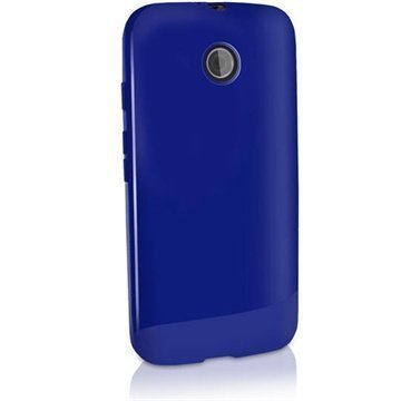 Motorola Moto E Moto E Dual iGadgitz TPU-Suojakotelo Solid Sininen