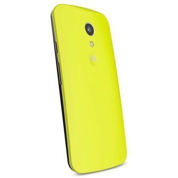 Motorola Moto G (2014) Shell / Akkukansi ASMXTDRLL-MLTI0A Keltainen