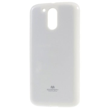 Motorola Moto G4 Moto G4 Plus Mercury Goospery TPU Kotelo Valkoinen