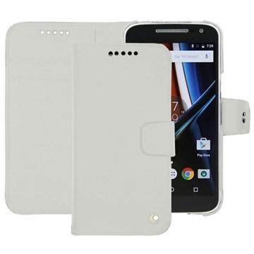 Motorola Moto G4 Moto G4 Plus Noreve Tradition B Wallet Case Valkoinen