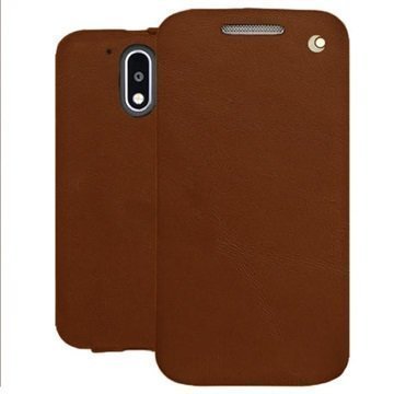 Motorola Moto G4 Moto G4 Plus Noreve Tradition Flip Case Ruskea