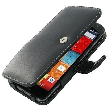 Motorola Moto X (2014) PDair Leather Case 3BMOXGB41 Musta