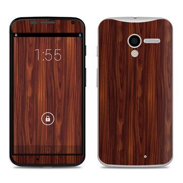 Motorola Moto X Dark Rosewood Skin