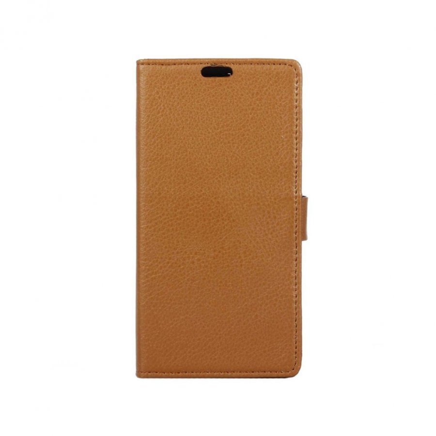 Motorola Moto Z Litsi Pintainen Magneettinen Nahkakotelo Ruskea