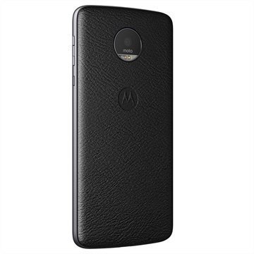 Motorola Moto Z Style Shell Musta Nahka