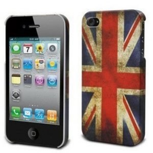 Muvit Hard Cover for iPhone 4S UK flag