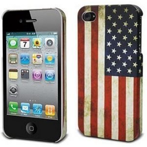 Muvit Hard Cover for iPhone 4S USA flag