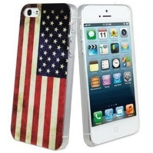 Muvit Hard Cover for iPhone 5 USA Flag