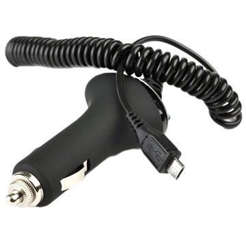 Muvit MicroUSB Car Charger 1A Black