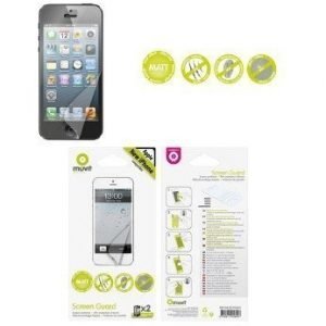 Muvit Screenprotector for iPhone 5 2pack