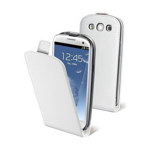 Muvit Slim Flip Case for Samsung Galaxy SIII White