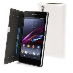 Muvit Slim Folio Case for Sony Xperia Z1 White