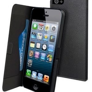 Muvit Slim Wallet case iPhone 5 Black