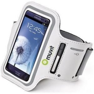 Muvit Sportarmband Smartphone XL for Samsung Galaxy SIII (136.6 x 70.6 x 8.6 mm) White