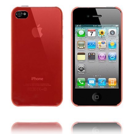 Naked Punainen Iphone 4 Suojakuori