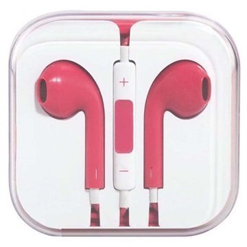 Nappikuulokkeet iPhone iPad iPod Pinkki