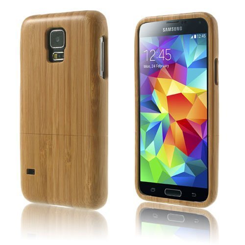 Natural Bambu Samsung Galaxy S5 Suojakuori Aidosta Puusta