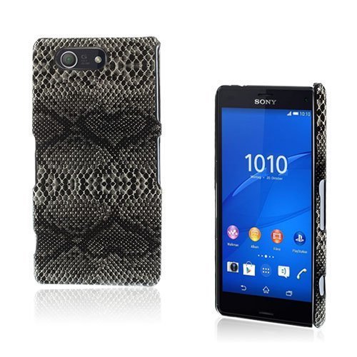 Nature Skin Sony Xperia Z3 Compact Kova Suojakuori Musta Käärme