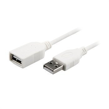 Naztech Hi-Speed USB Extension Cable White