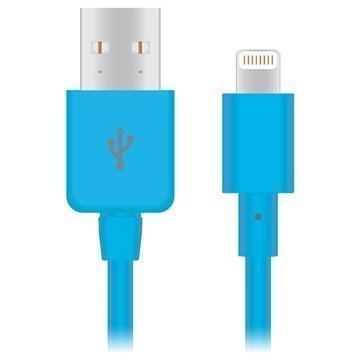 Naztech Lightning / USB Kaapeli iPhone 6 / 6S iPhone 5S iPad Mini 4 Sininen