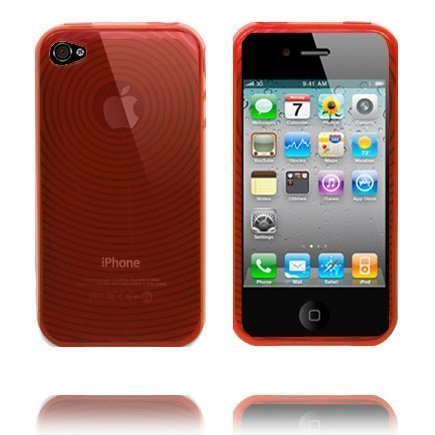 Neon Punainen Iphone 4 Silikonikuori