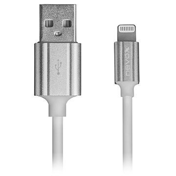 Nevox Lightning / USB Datakaapeli iPhone 6S iPad Mini 4 iPad Air 2 Valkoinen
