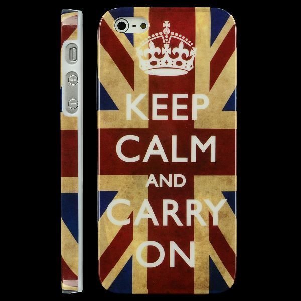 News Patriot Uk Lippu Keep Calm Iphone 5 Suojakuori