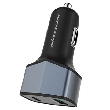 Nillkin Celerity NKC03 USB Type-C Fast Car Charger Grey