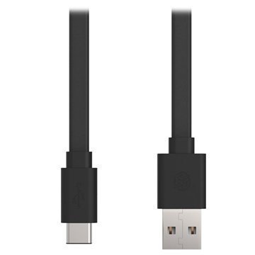 Nillkin USB 3.1 C-Tyyppi / USB 2.0 Lattakaapeli Musta